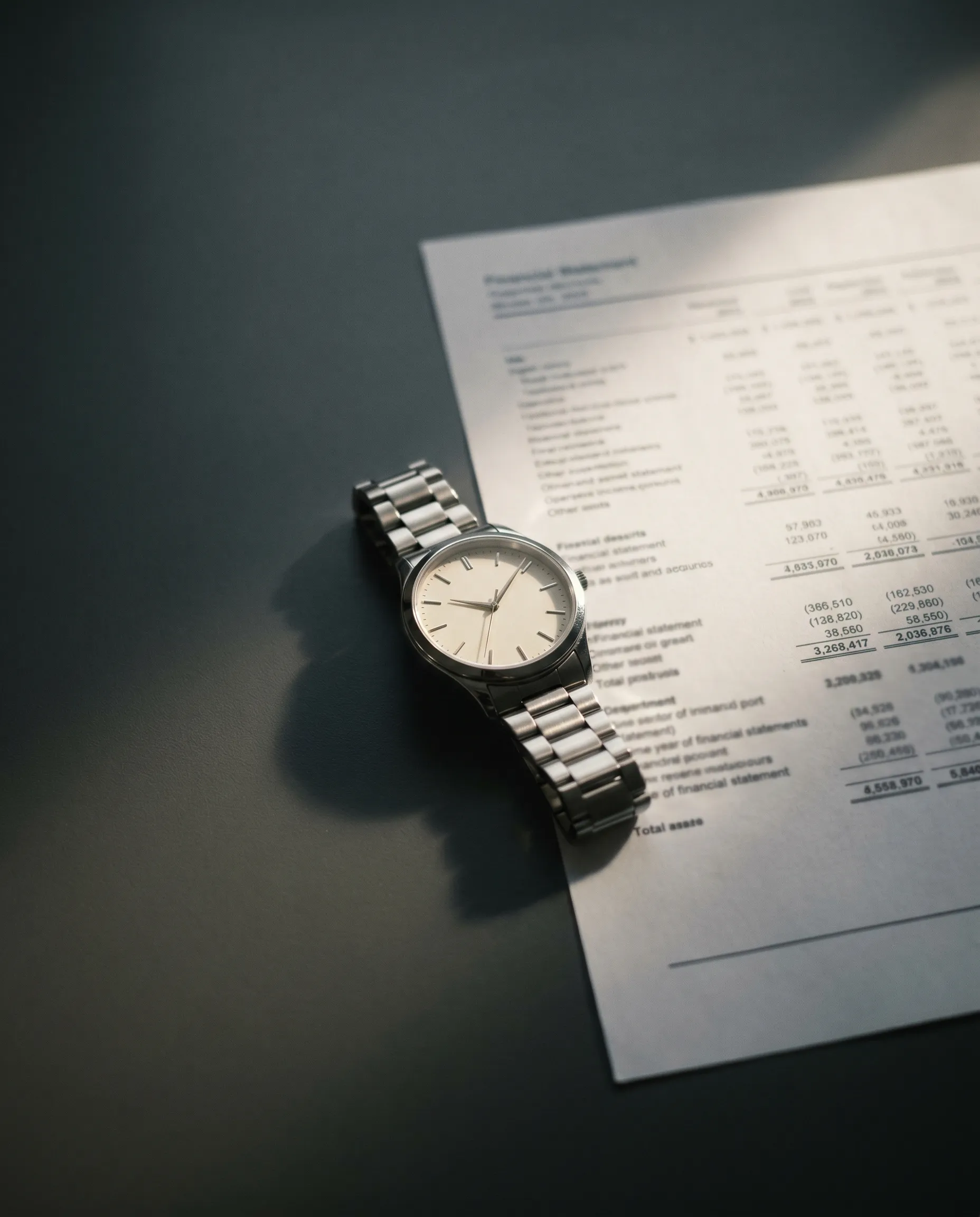 Person reviewing loan rates